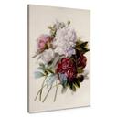 Canvas Redouté - Boeket Pioenen