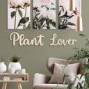 Decoración de madera Letras 3D Plant Lover - Álamo