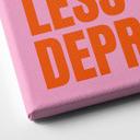Canvasbillede Mere espresso mindre depresso - Fritsch