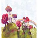 Fototapet Blanz - The Village Church