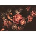 Designwalls non-woven tapet i orange og pink Romantic Flowers roser 