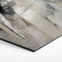 Sekskantet abstrakt landskabsbillede - Fedrau - aluminium dibond