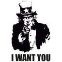 Wallsticker -  Uncle Sam