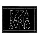 Póster Pizza Pasta & Vino negro
