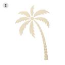 Decoración en madera palmera tropical XXL - decoración mural de madera de álamo