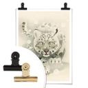 Plakat - Braun - Snow Leopard