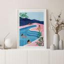 Póster Relajándose en la piscina - Tomljanovic