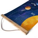 Tekstil plakat solsystem med planeter og sol - Cats & Dotz - Panorama