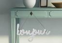 Lettre décorative - 3D Bonjour