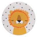 Vægcirkel Treechild - Little Lion – print på aluminium (Alu-Dibond)