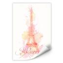 Zelfklevende Poster - La Tour Eiffel 