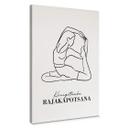 Lienzo Yoga - Paloma Rey - Line Art