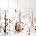 Azulejos Adhesivos Kvilis - Amigos animales en el bosque - set de 12