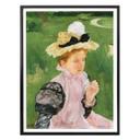 Póster - Cassatt - Retrato de niña