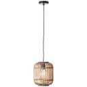Pendelleuchte Willi, braun, 130 x 21,5 cm, Metall Pendellampe, dimmbar