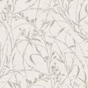 Papier peint intissé Fée Wild Free crème vert gris métallisé - herbes fleurs sauvages salon entrée c