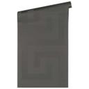 Papel pintado Versace Home de diseño geométrico en tejido-por-tejido gris plata