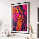 Póster de un luchador por la libertad en Pop Art - Treechild