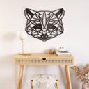 Decoración acrílica Origami mapache