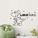 Wallsticker -  + Navn + Dinosaurus 02