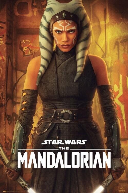Poster, Film poster Star Wars: The Mandalorian - Ahsoka Tano 61x91,5 cm