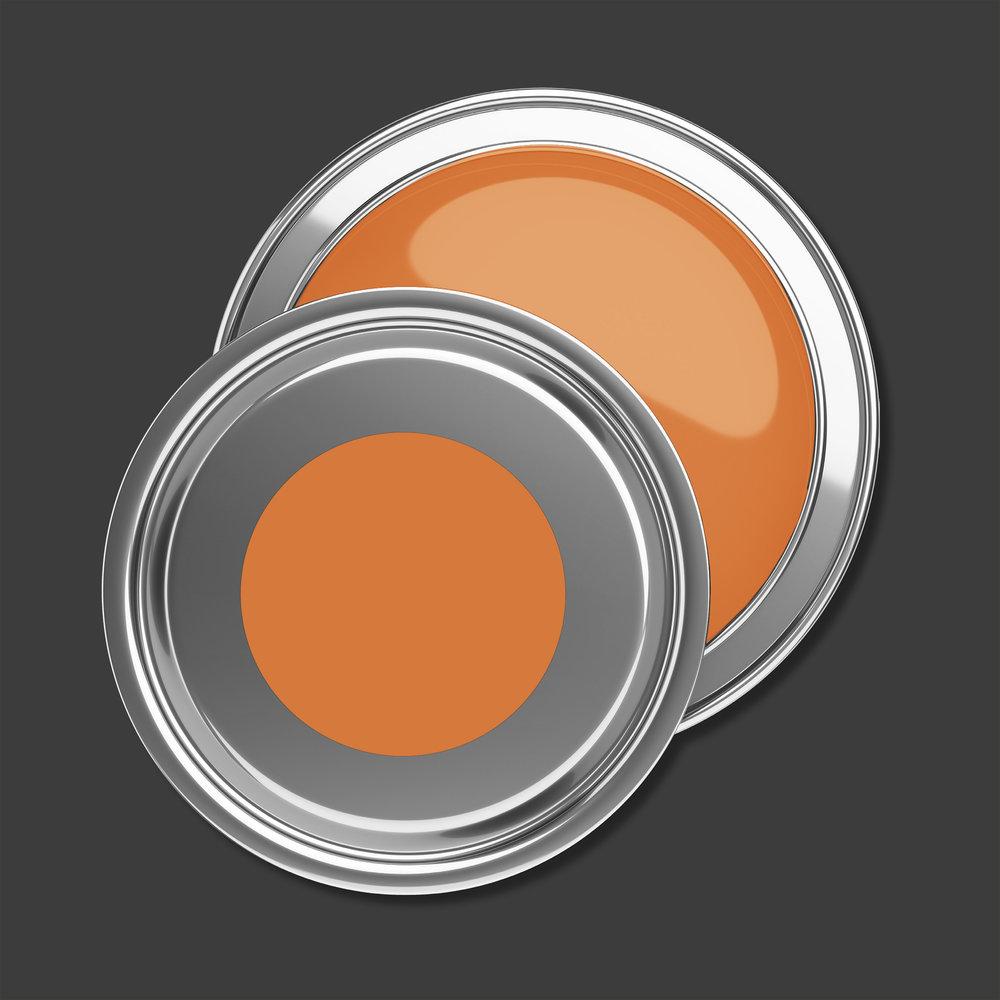 Pintura interior naranja - Pintura interior mate - PURO c9003 naranja polvoriento