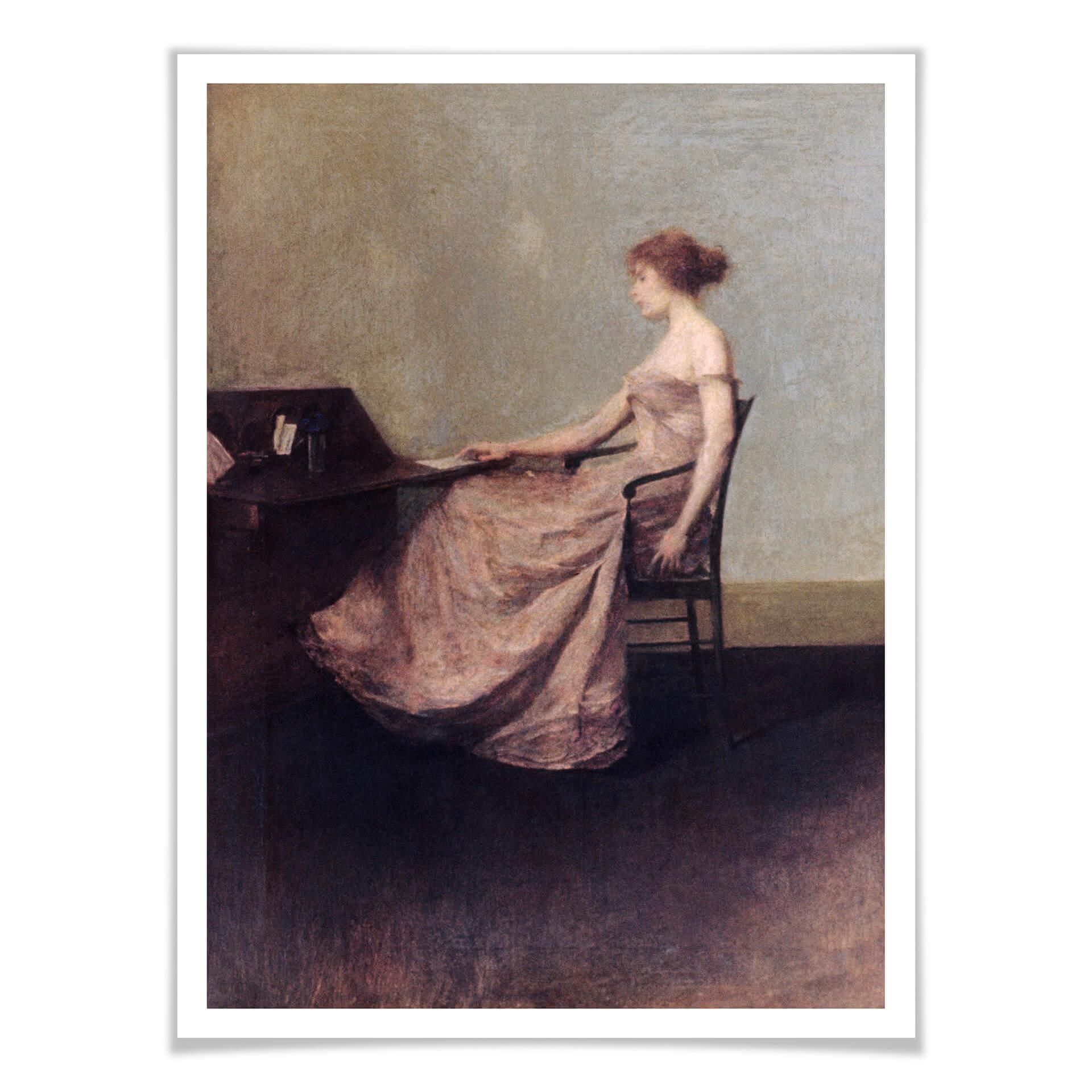 Póster Dewing - La Carta