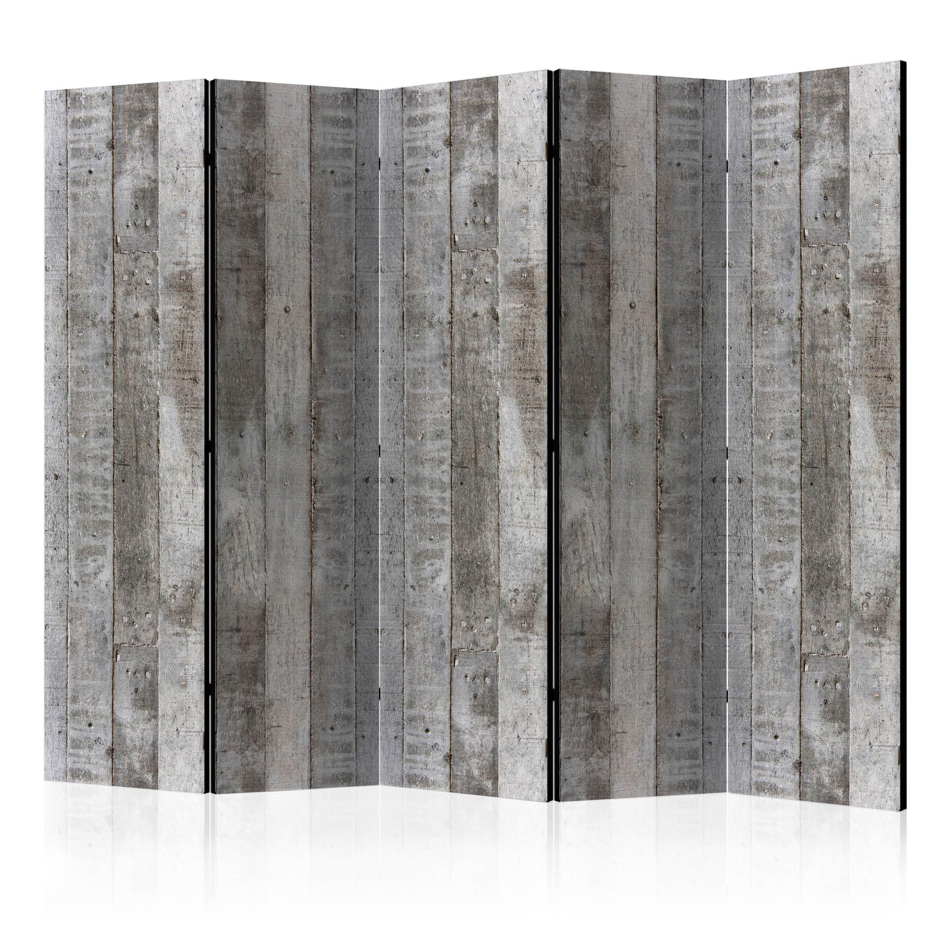 Schermo divisorio - legno cemento, 3 pezzi