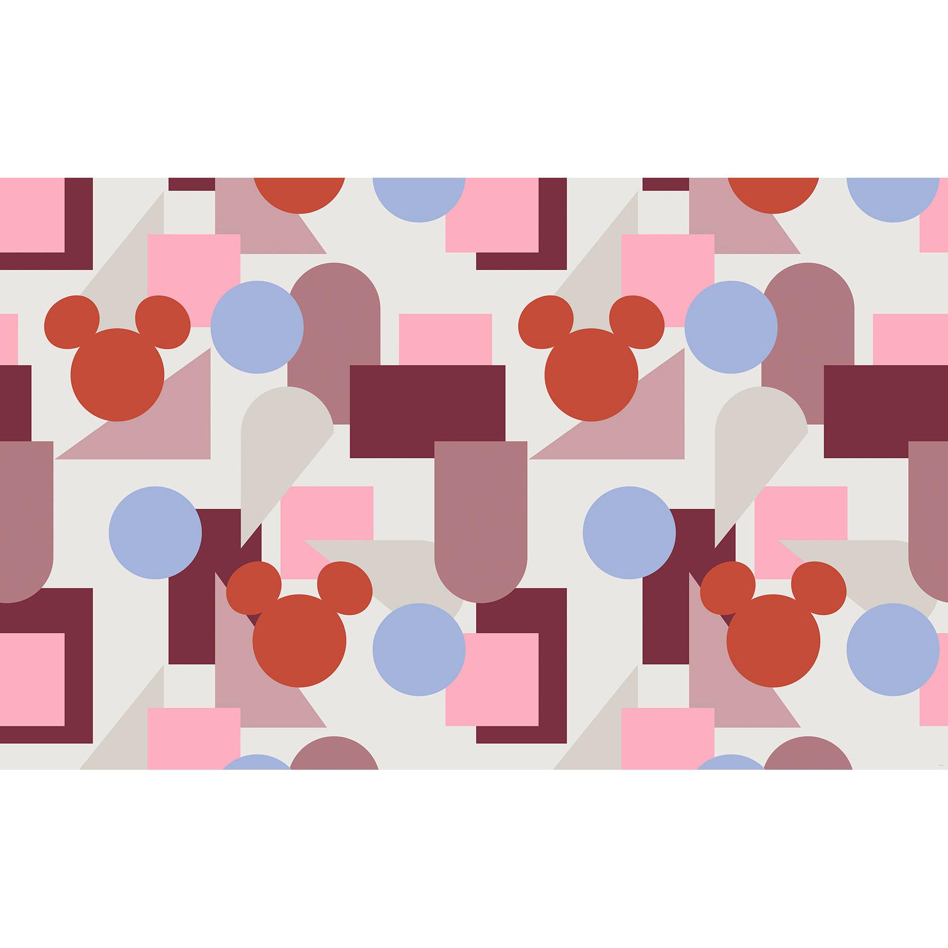 Non-woven tapet - Farverig Mickey - 400 x 250 cm