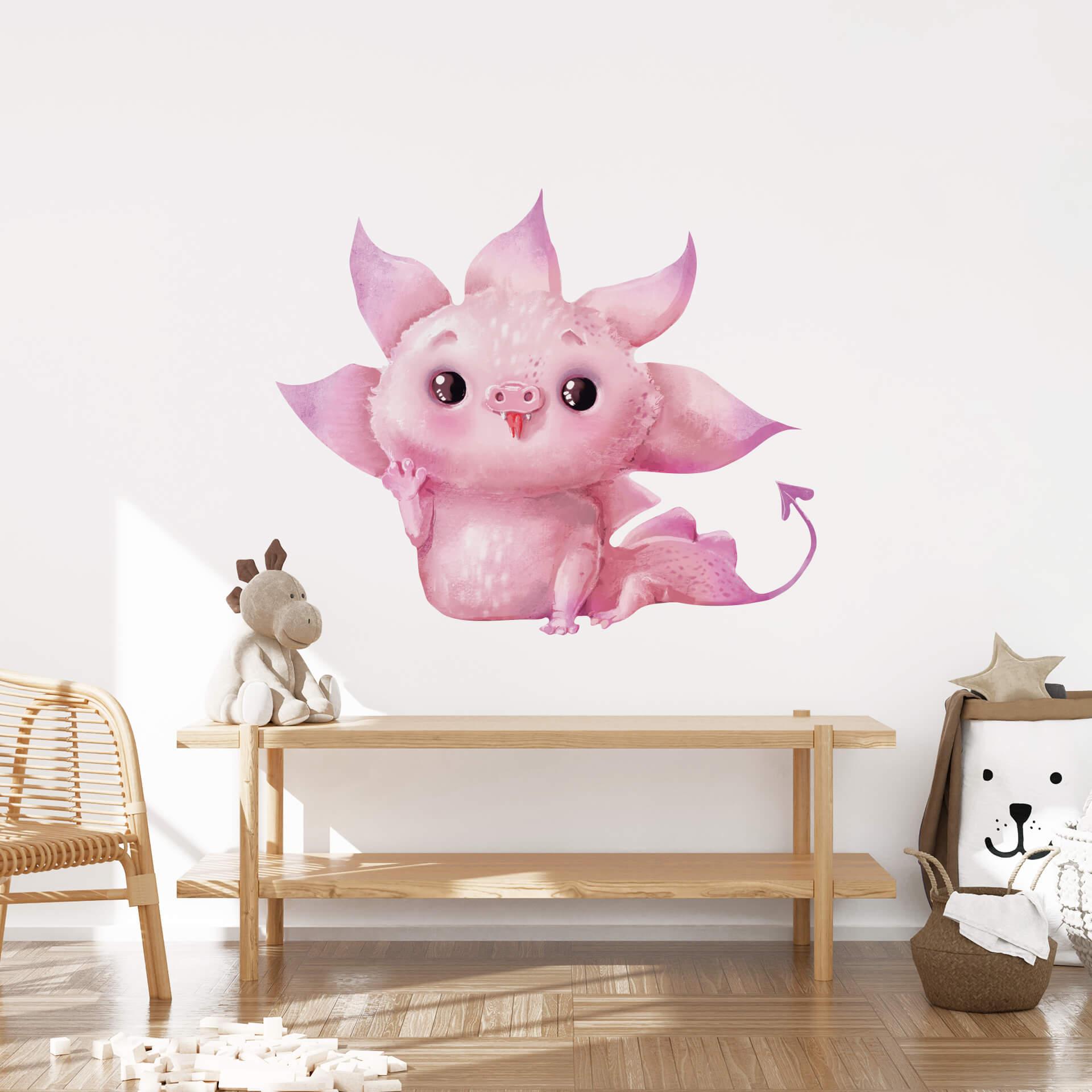Wallsticker De små drager - Stjernehviskeren