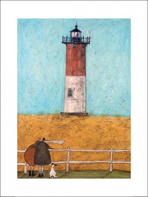 Plakat Sam Toft - Feeling the Love at Nauset Light Kunsttryk, Sam Toft (60 x 80 cm)
