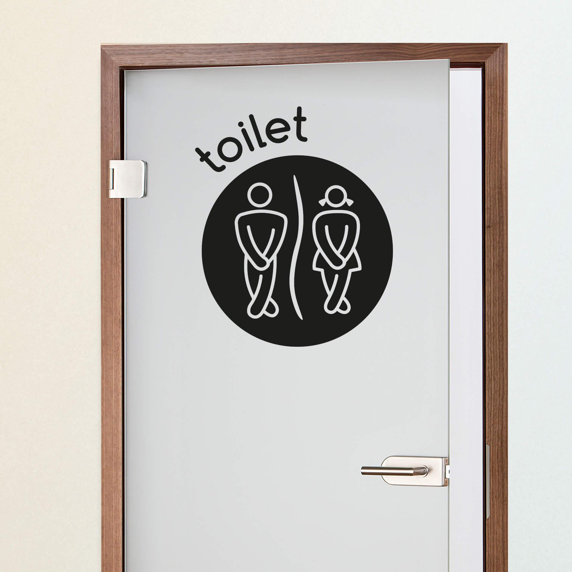 Toilet 1 Wallsticker