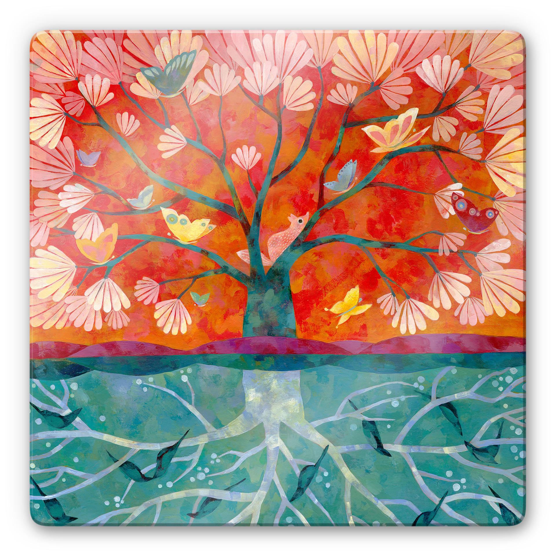 Glasschilderij Blanz - Tree of Life