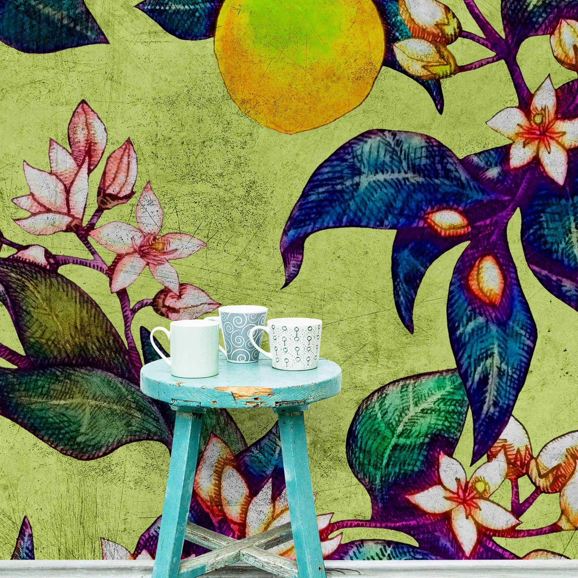 Livingwalls Fototapet Walls by Patel 2 grapefruit tree 1