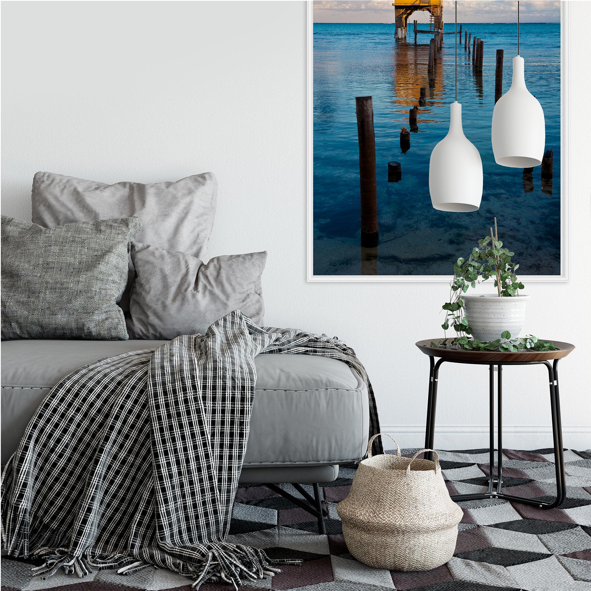 Wallprint W - Haus auf dem Meer