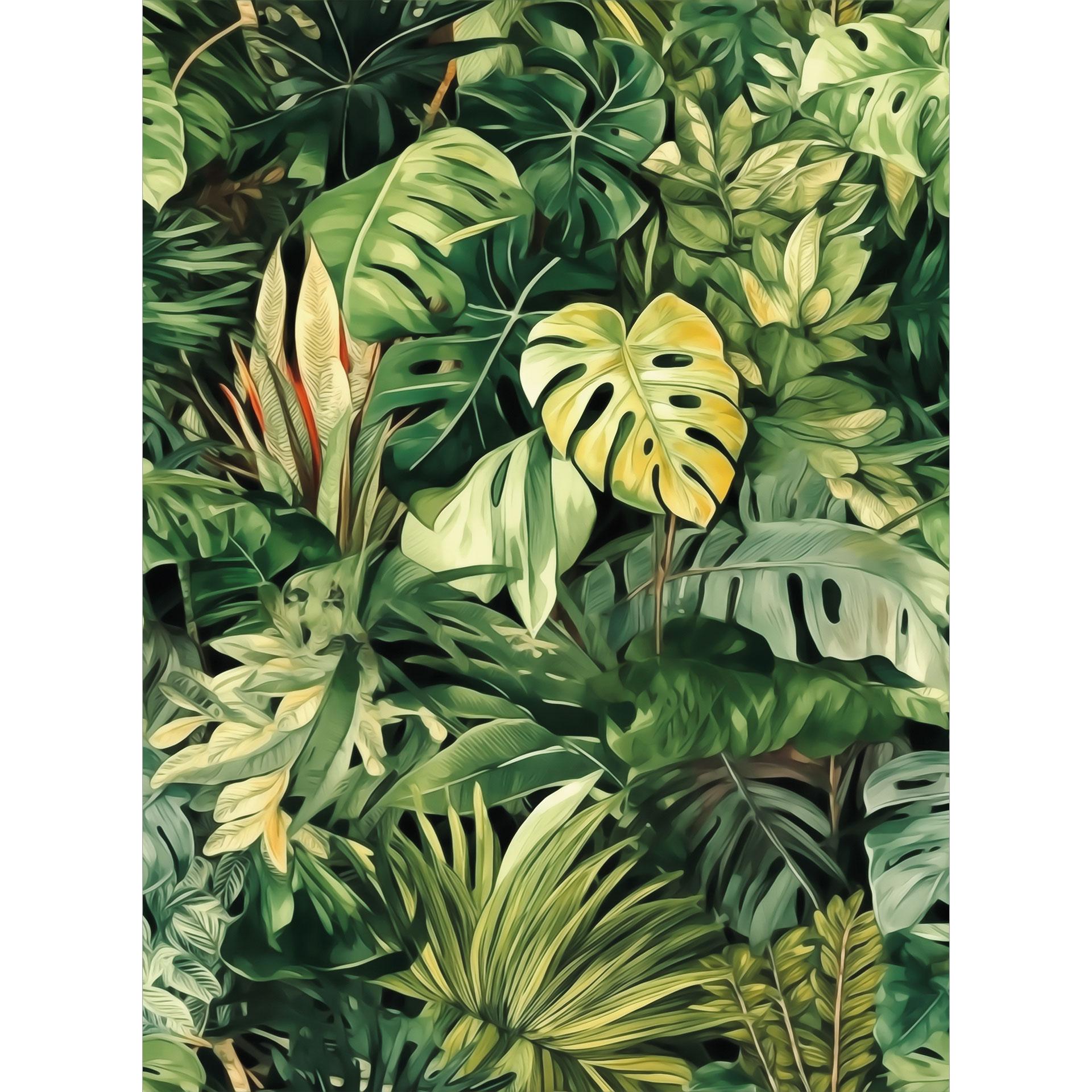 Stadsjungle - Jungle planten - Jaszke Fotobehang
