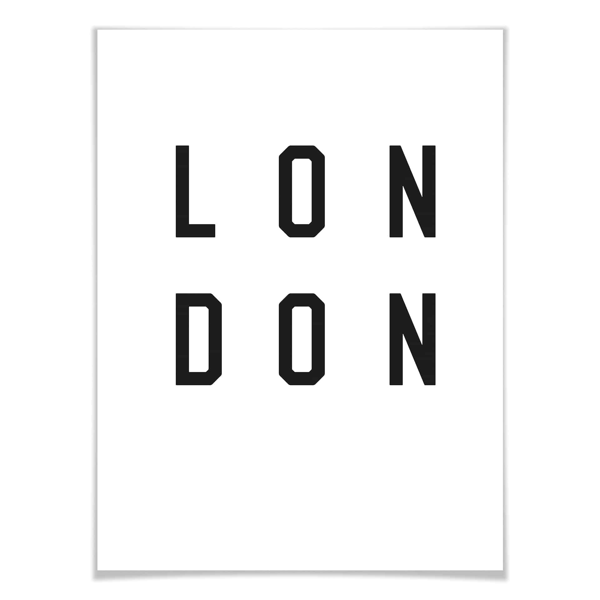 Plakat - Typografia Londyn