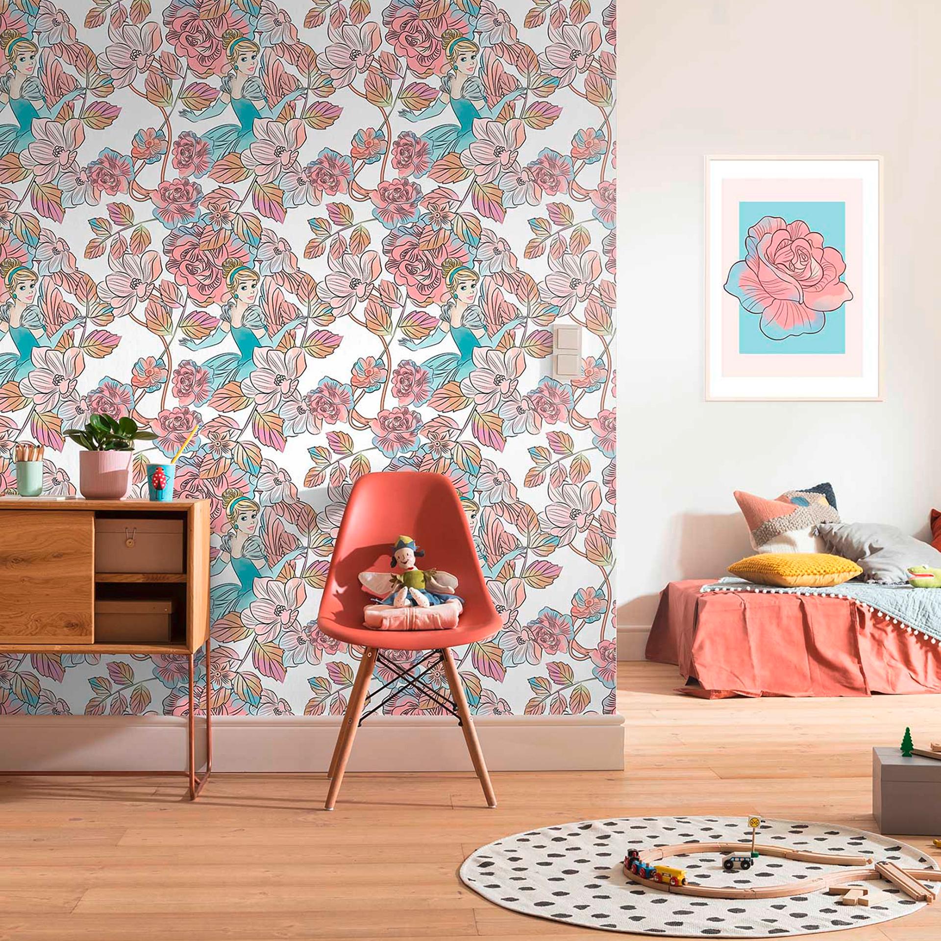 Vlies behang - Assepoester Bloesem - 200 x 280 cm