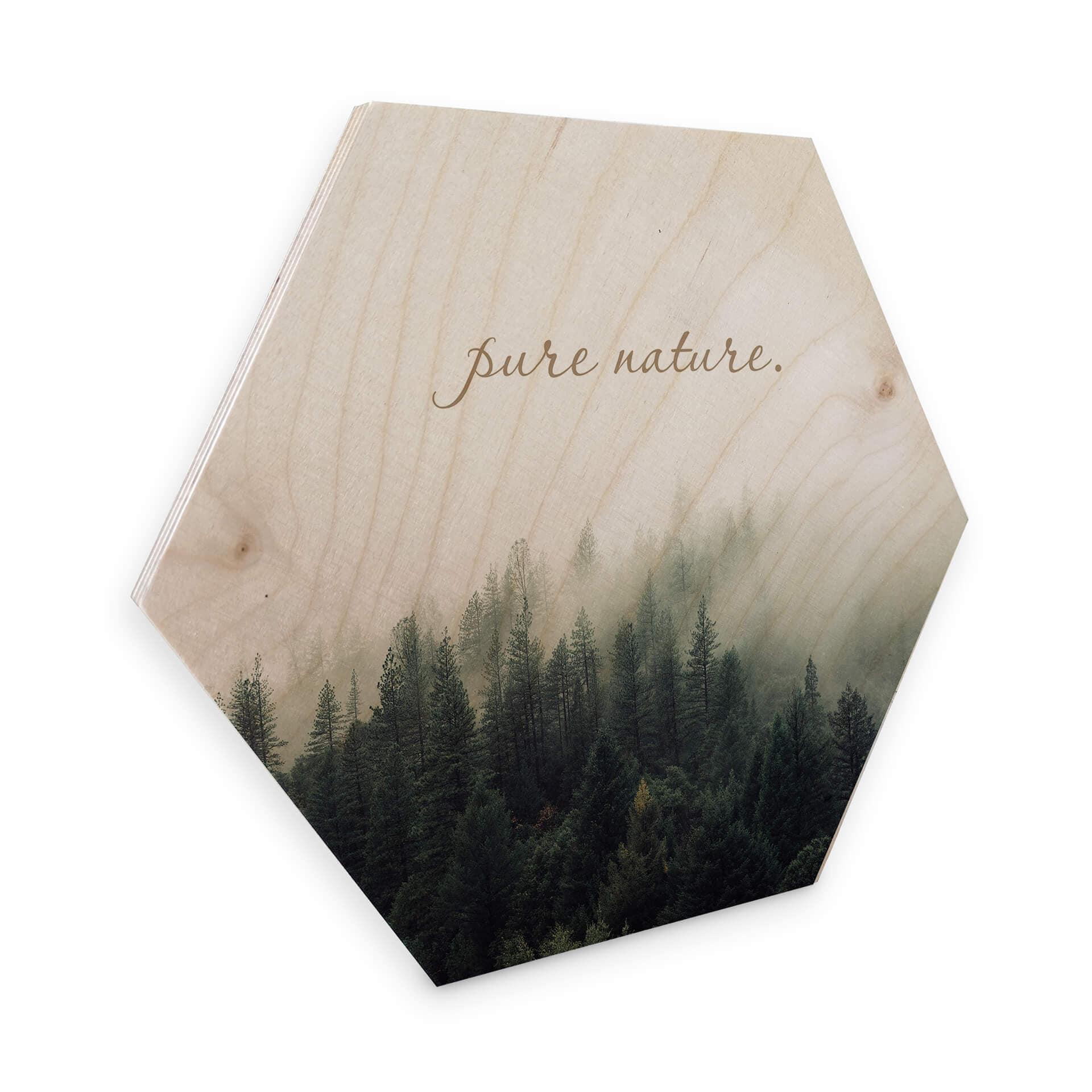 Hexagon Hout - Pure Nature