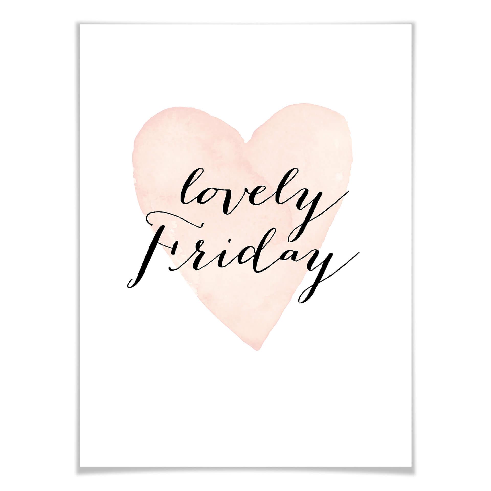 Premiumposter Confetti & Cream - Lovely Friday
