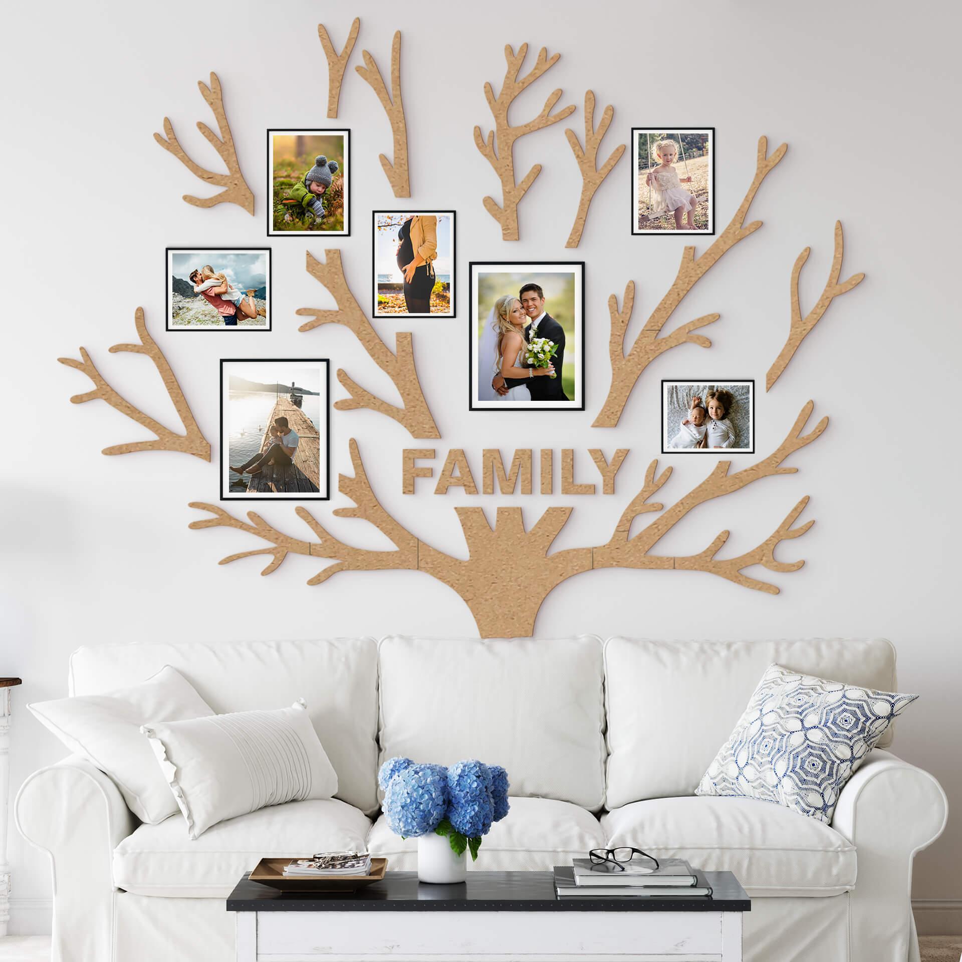 MDF Decoratie XXL Levensboom (19 stuks)