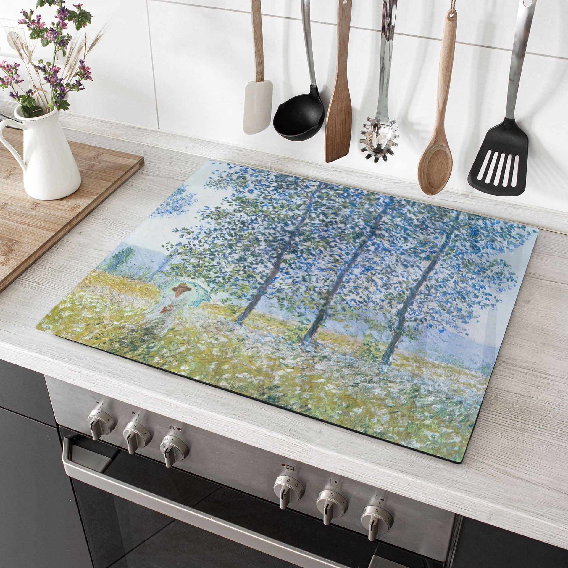 Dækplade til komfur Monet - Marker i foråret