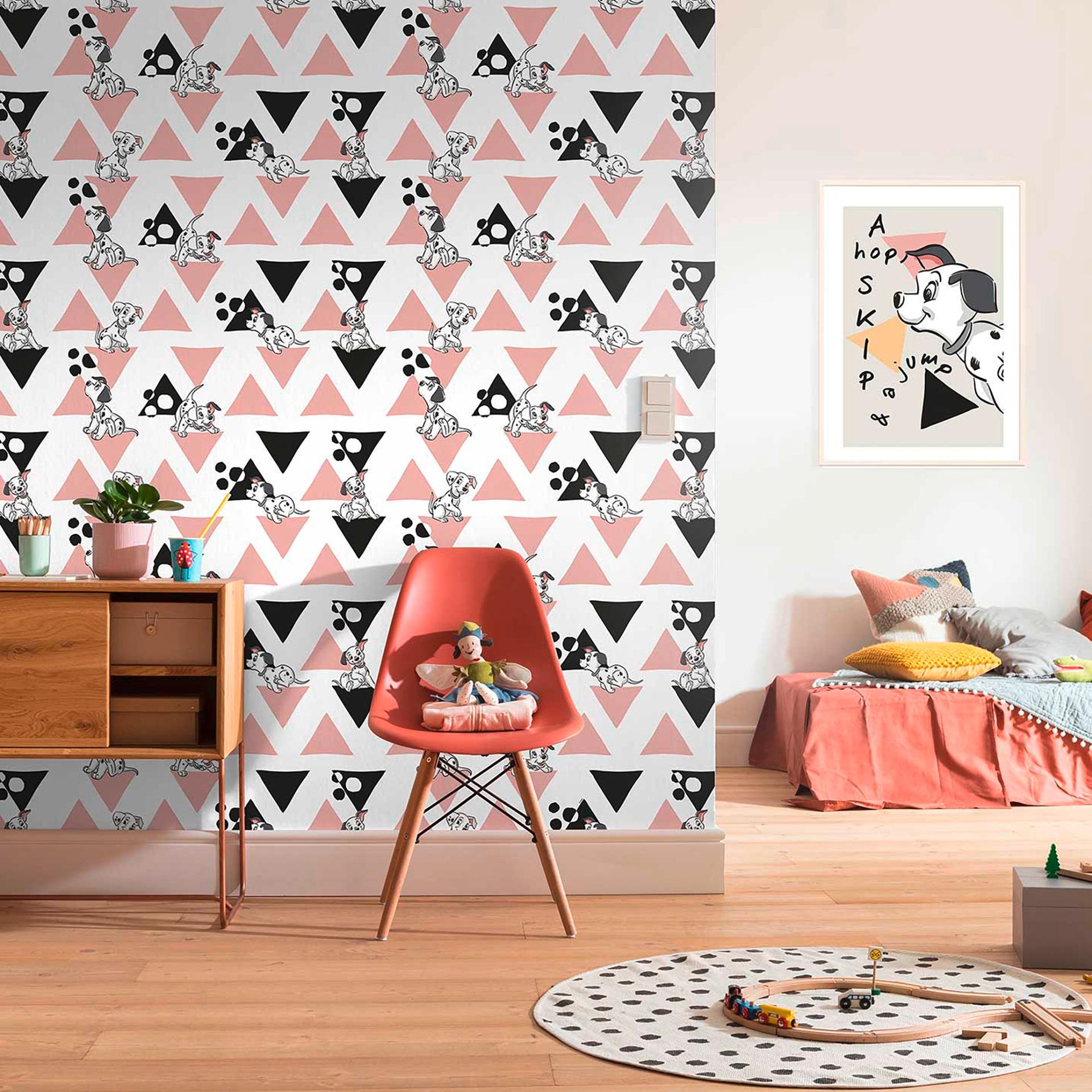 Vliesbehang - 101 dalmatiër hoeken - 200 x 280 cm
