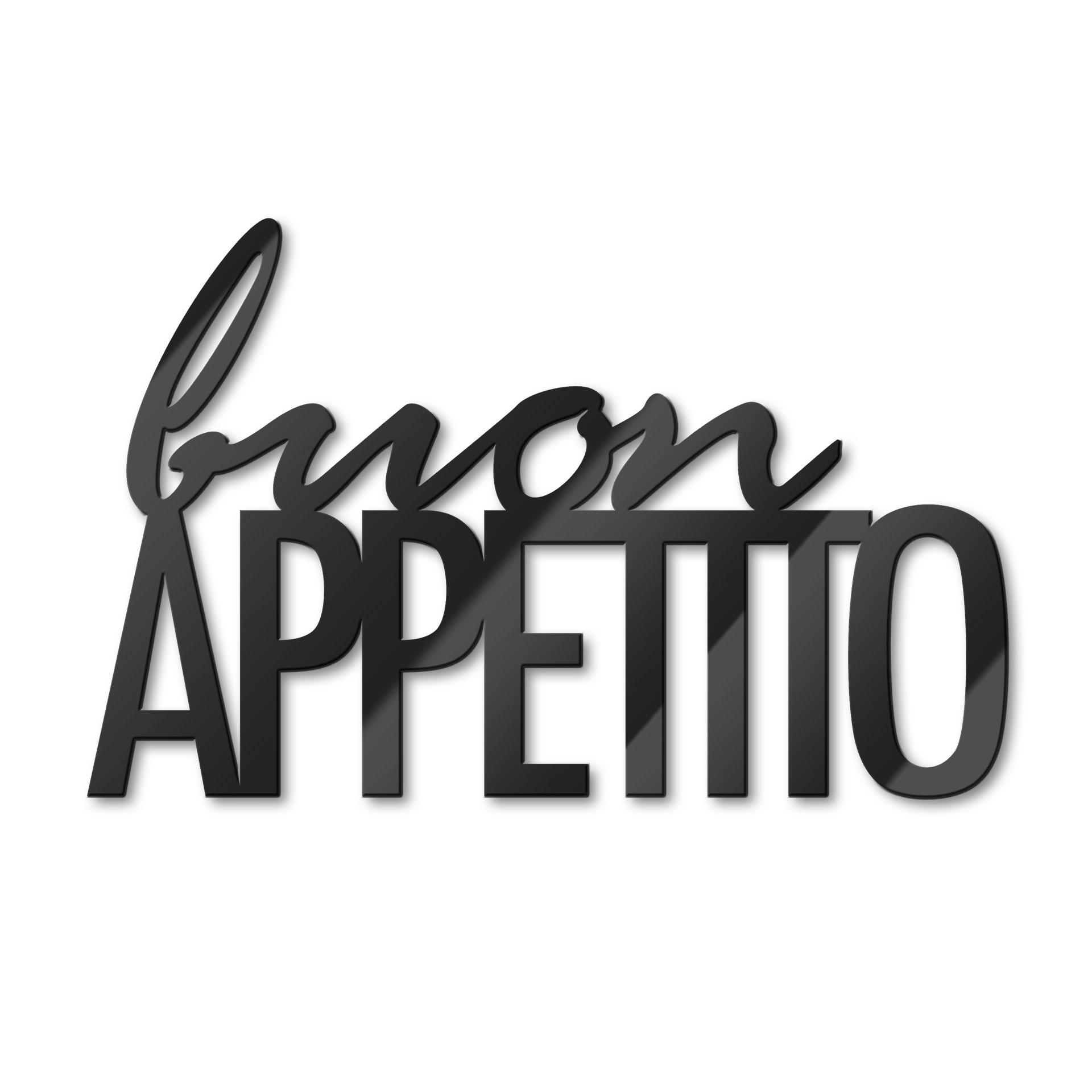 Lettere in acrilico –  Buon Appetito