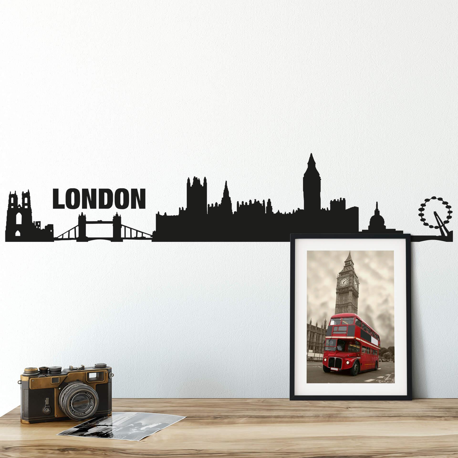 Wallsticker - Udsigt over London