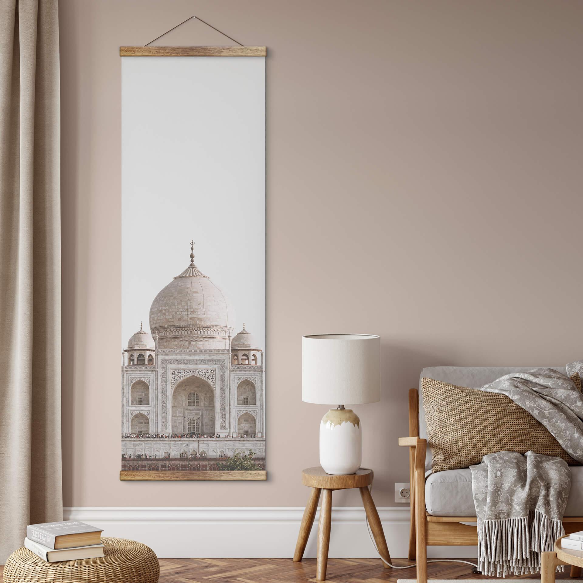 Obraz z tkaniny Annie - Taj Mahal - Panorama