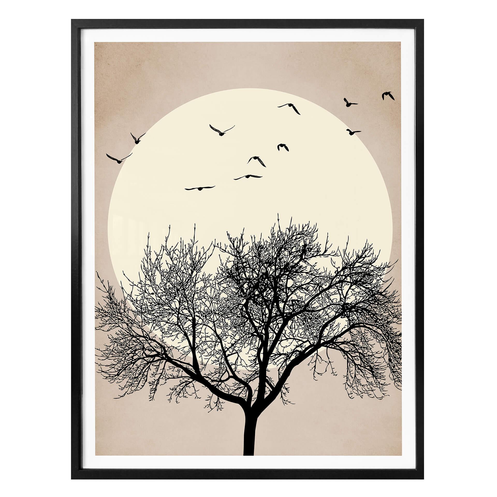 Póster Kubistika - Sueño de invierno