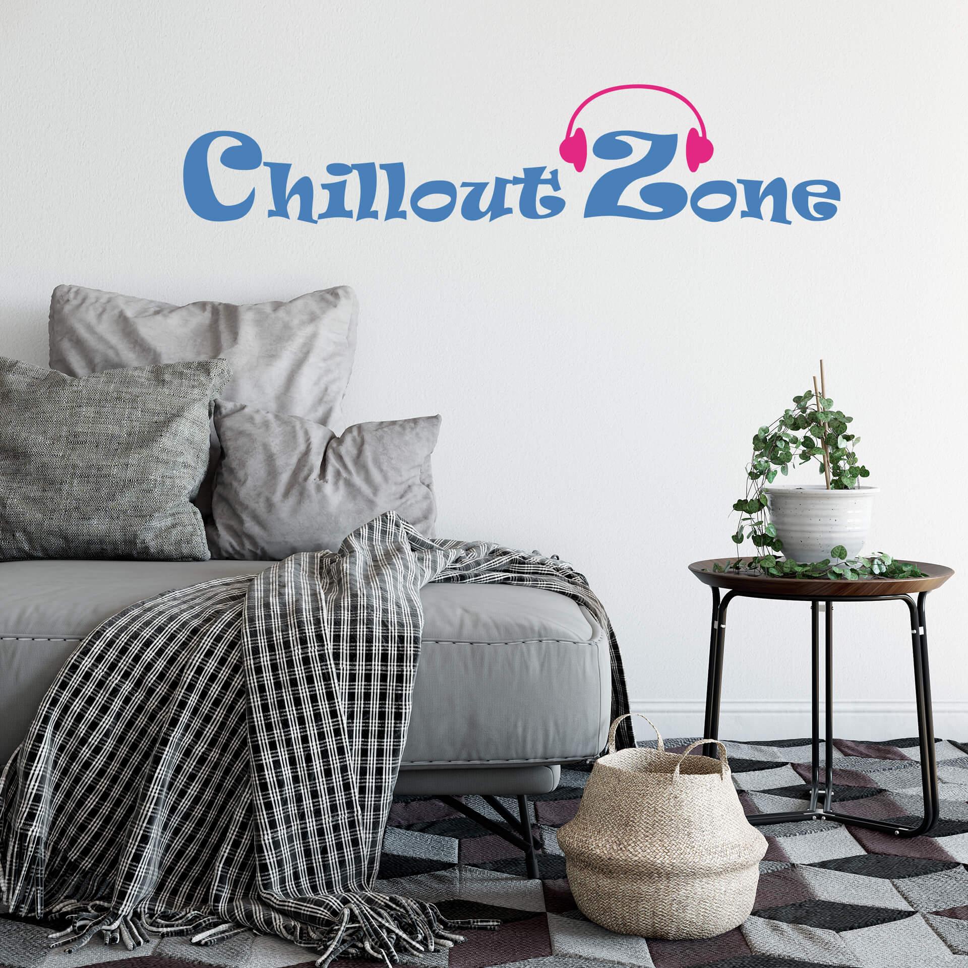 Wallsticker - Chill out zine 6 (2-farver)