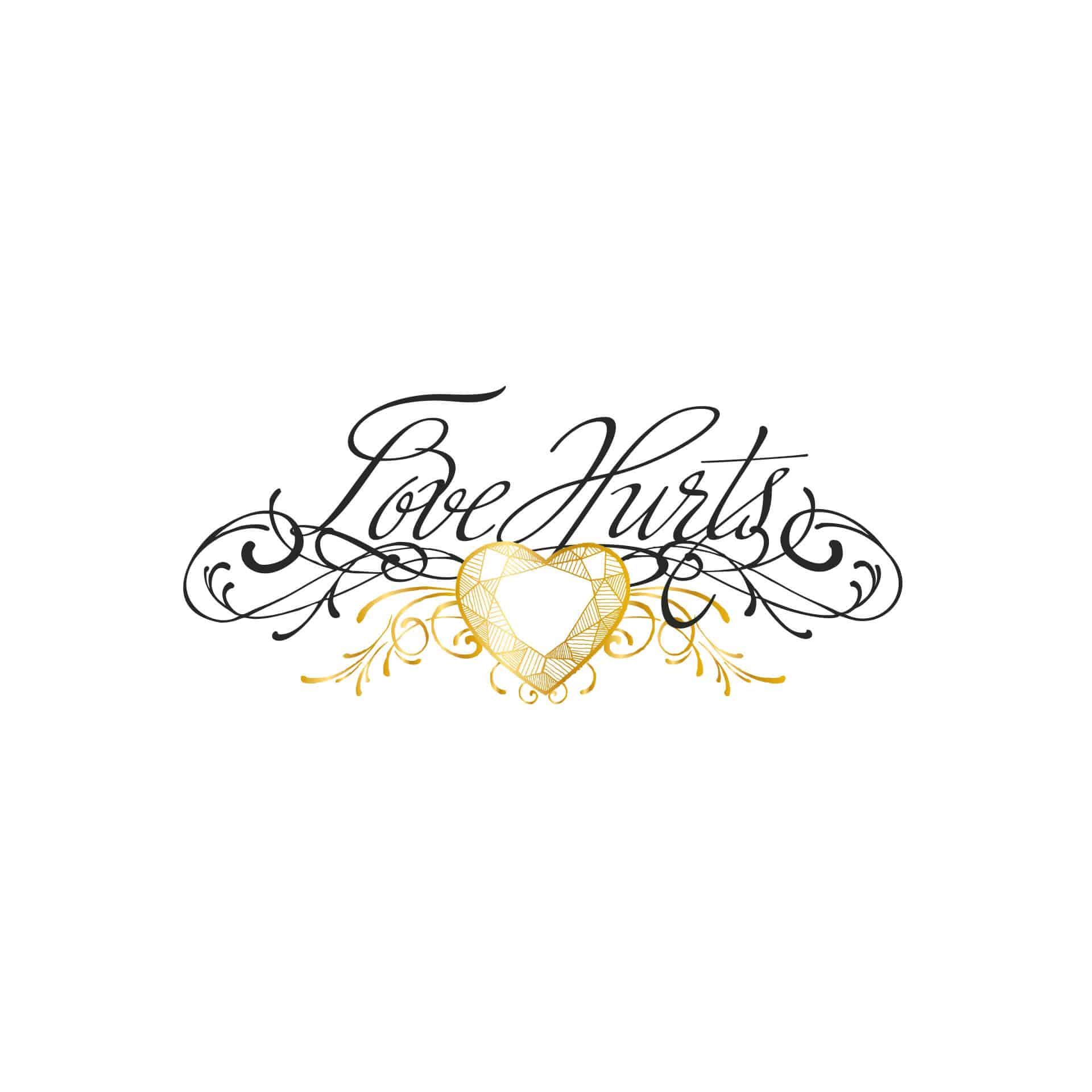 Wandtattoo LA Ink Love Hurts