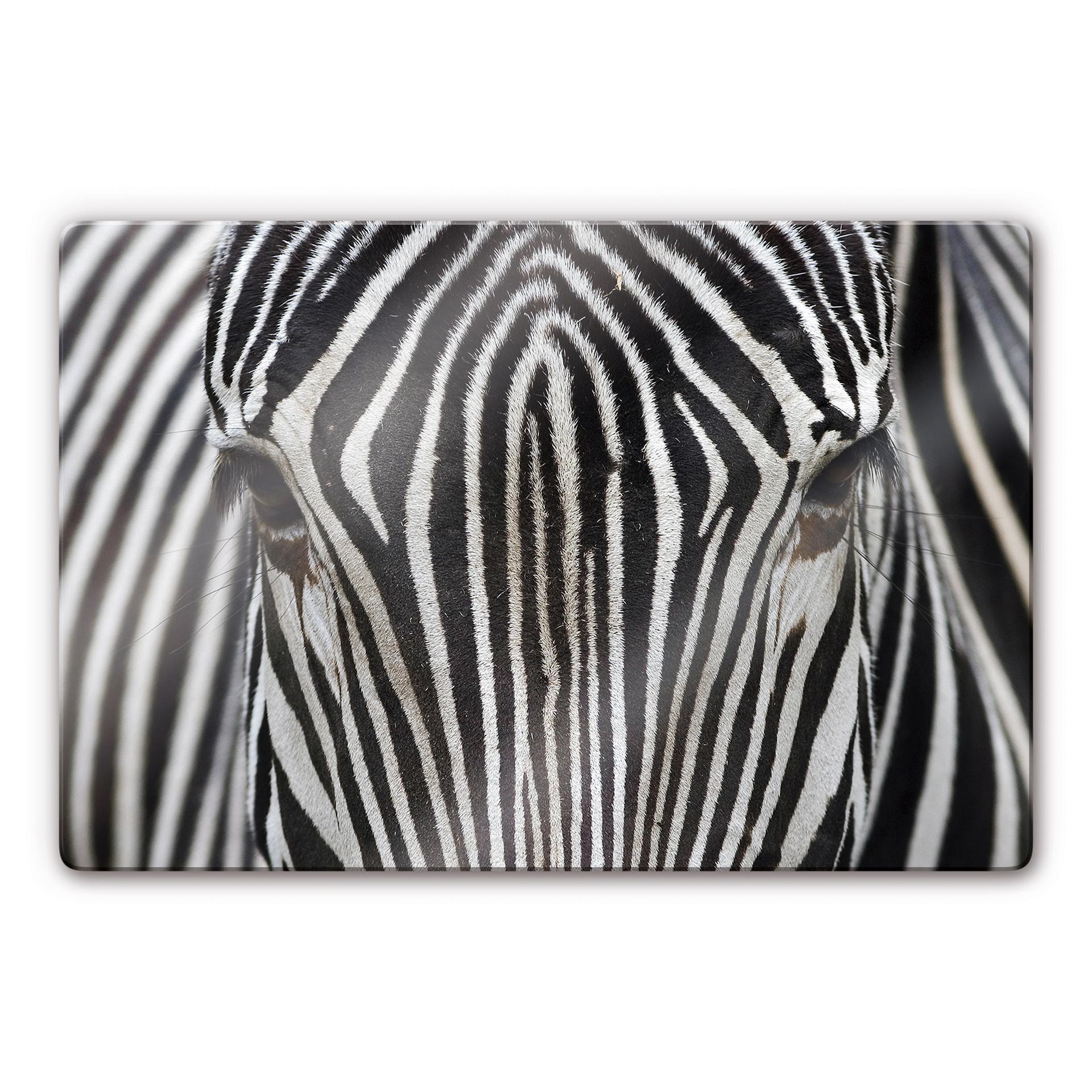 Glasbillede - Zebra